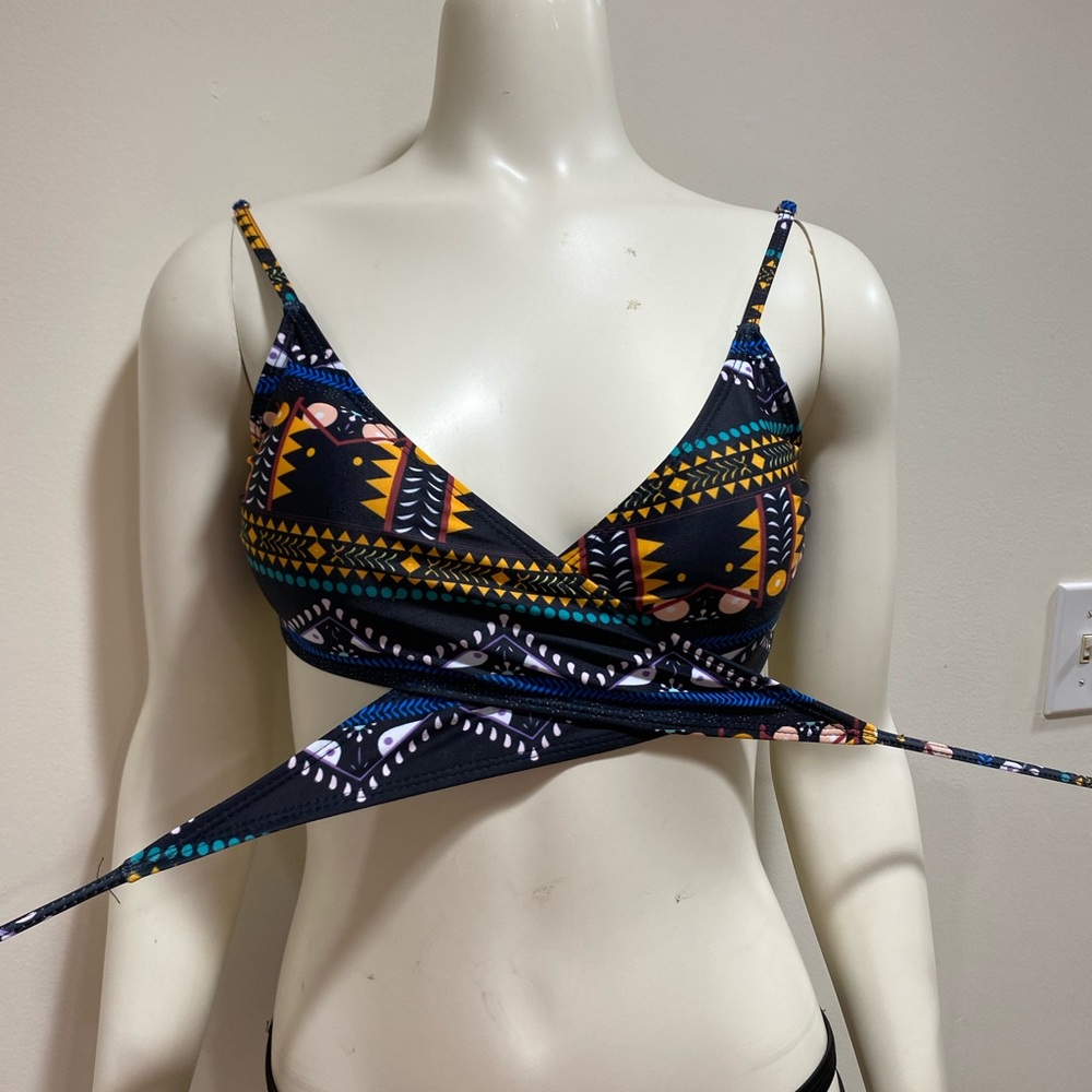 Aztec / Boho Print Two-Piece Bikini Set - Picture 5 of 7